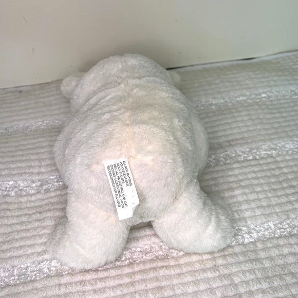 Bear Plush with Flower - White - It's Your Day - 8" - Picture 6 of 6